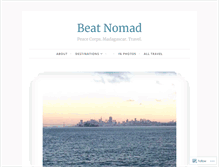 Tablet Screenshot of beatnomad.com